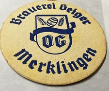 Bierdeckel brauerei geiger gebraucht kaufen  Bad Buchau