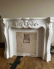 White marble fireplace for sale  CARDIFF