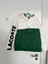 Lacoste Live Light Water-repellent Hooded Jacke wieß und grun comprar usado  Enviando para Brazil