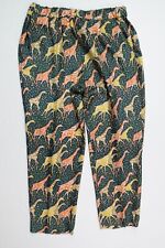 Pantalones de sarga de seda de tiro alto J.Crew Collection para mujer 10 jirafas verdes segunda mano  Embacar hacia Argentina