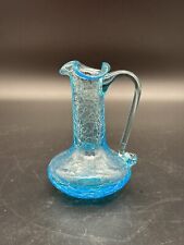Vintage blue crackle for sale  Shipping to Ireland