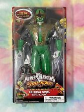 Bandai Power Rangers Ninja Storm 12" SAMURAI VERDE Talking Ninja RARO - SELLADO segunda mano  Embacar hacia Argentina