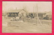 Postal con foto real de la estación de tren Grand Trunk en Otterville, Ontario segunda mano  Embacar hacia Argentina