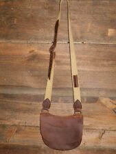 LEATHER MUZZLELOADER POSSIBLES DOUBLE POUCH BAG for sale  Shipping to South Africa