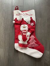 Christmas stocking snowman for sale  CANNOCK