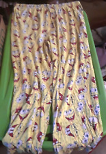 Nickelodeon para mujer Amarillo Spongebob Squarepants impresión Lounge Pijama Pantalón Tamaño XL segunda mano  Embacar hacia Spain