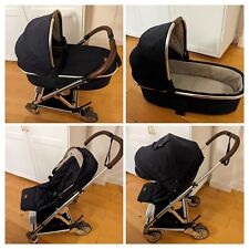 Mamas & Papas Urbo 2  Pushchair/Single Stroller with Carry Cot  -Dark Navy Tweed for sale  Shipping to South Africa