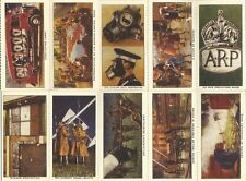 10 tarjetas de cigarrillos de la Segunda Guerra Mundial/The Blitz Segunda Guerra Mundial 1939-1945 frente interno  segunda mano  Embacar hacia Argentina