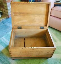 pine chest trunk box for sale  HUNTINGDON