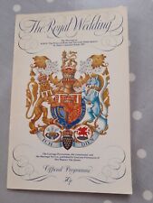 Official programme royal for sale  CHELMSFORD