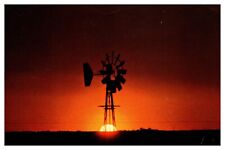 Usado, Moinhos de vento Texas Tx deserto ar condicionado sudoeste unp cartão postal cromado pôr do sol comprar usado  Enviando para Brazil