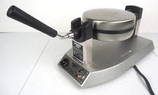 Máquina de waffle Waring Pro belga WMK300 aço inoxidável rotativa testada e funcionando, usado comprar usado  Enviando para Brazil
