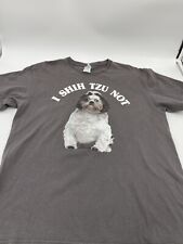 Usado, Camiseta unissex engraçada I Shih-Tzu Not Shitzu cachorro de estimação cachorro amante de animais comprar usado  Enviando para Brazil