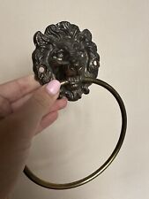 Vintage brass lions for sale  LEEDS