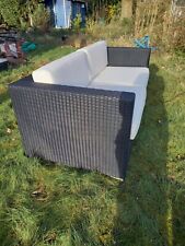 polyrattan lounge schwarz gebraucht kaufen  Ohmstede