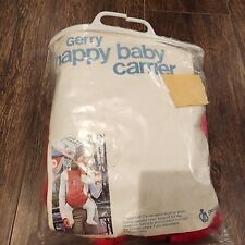 Vintage Gerry Gerico Red Happy Baby Carrier 1975 Front or Back Hiking Outdoor for sale  Shipping to South Africa