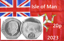 Isle of Man coin 20p pence 2023 Wildlife series MOUNTAIN HARE MWAAGH NY SLEITYN for sale  Shipping to South Africa