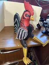 Carved wooden rooster for sale  Arvada