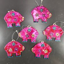 Pink pig ornaments for sale  Shipping to Ireland