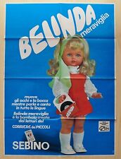 Poster pubblicità bambola usato  Casalpusterlengo
