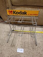 Kodak Batteries Camera Store Display Sign Rack Prateleira Publicidade Vintage 6b5 comprar usado  Enviando para Brazil