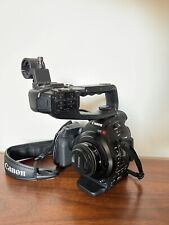 Used, Canon EOS C100 Mark 1 Cinema Video Camera And 24mm F2.8 Pancake Lens 73 Hours for sale  Shipping to South Africa