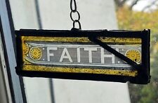 Stained glass faith for sale  BATTLE