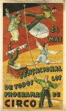 Folleto Propaganda Gran Circo Royal (trapecio) años 40/50 segunda mano  Sant Adrià de Besòs