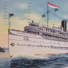 Postcard showboat 1930s for sale  Fort Wayne