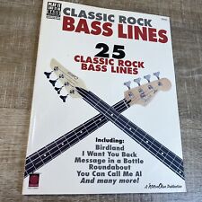 CLASSIC ROCK BASS LINES (PLAY IT LIKE IT IS BASS) Por Hal Leonard Corp. EXCELENTE, usado comprar usado  Enviando para Brazil
