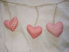 Red hearts bunting for sale  SCUNTHORPE