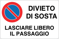 Italy cartello divieto usato  Acate