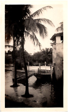 Ponte de piscina veneziana em Coral Gables Flórida FL visão inicial década de 1930 foto vintage comprar usado  Enviando para Brazil