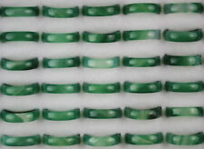 Atacado lotes moda joia Ágata 40pcs Lady's Anéis Cor Verde Misto comprar usado  Enviando para Brazil