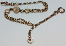 pocket watch chain gold plated for sale  CAMBRIDGE
