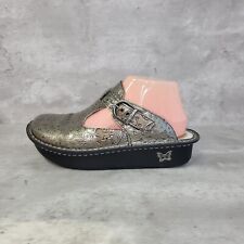 Alegria PG Lite Clog Womens Size 38 US 8 Silver Gray Embossed ALG-511 for sale  Shipping to South Africa