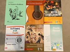 6 libros/partituras de guitarra clásica española y latina (lote de trabajo 6) segunda mano  Embacar hacia Mexico