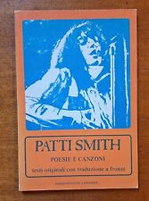 Patti smith poesie usato  Bologna