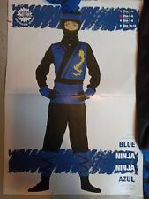 Ninja kinderkostüm blau gebraucht kaufen  Rieden