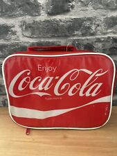 Bolso fresco vintage retro de Coca Cola aislado almuerzo picnic playa segunda mano  Embacar hacia Mexico