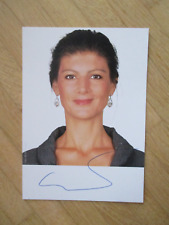 Sahra wagenknecht handsigniert gebraucht kaufen  Dagersheim