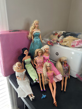 Vintage 80-90s Barbie Doll Lot with Pink Case for sale  Shipping to South Africa