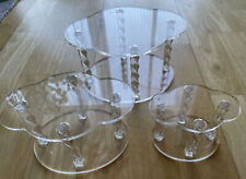 acrylic cupcake stand for sale  DUNSTABLE