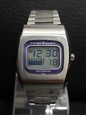 Citizen Crystron 4-095111 Y/ Feito no Japão Vintage '75 Relógio Digital LCD/RARO❤️ comprar usado  Enviando para Brazil