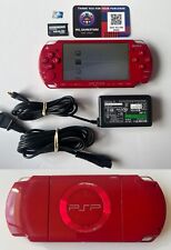 Sony PSP2000 Console with Charger/New Battery/Region Free/6.60 ARK 4/Deep Red! for sale  Shipping to South Africa