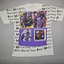 Camiseta Vintage 1993 PAUL MCCARTNEY New World Tour G Branca Ponto Único Por Toda Parte comprar usado  Enviando para Brazil