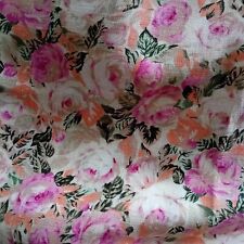 Fabric poly viscose for sale  LEICESTER