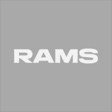 Calcomanía de vinilo pegatina ventana pared automóvil con logotipo de equipo de la NFL de Los Angeles Rams #17 segunda mano  Embacar hacia Mexico