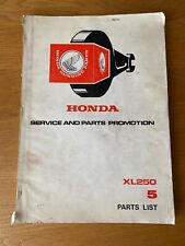 Honda xl250 parts for sale  BRIDGWATER