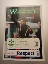 13.03.2012 waltham abbey for sale  SUDBURY